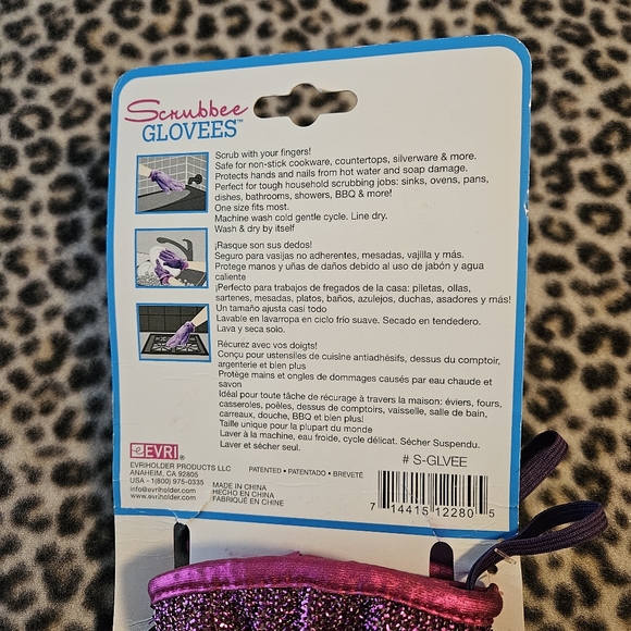 EVRI Scrubbee Glovees, Heavy Duty Scrubbing Gloves, 2 Pack, NWT - Picture 4 of 6